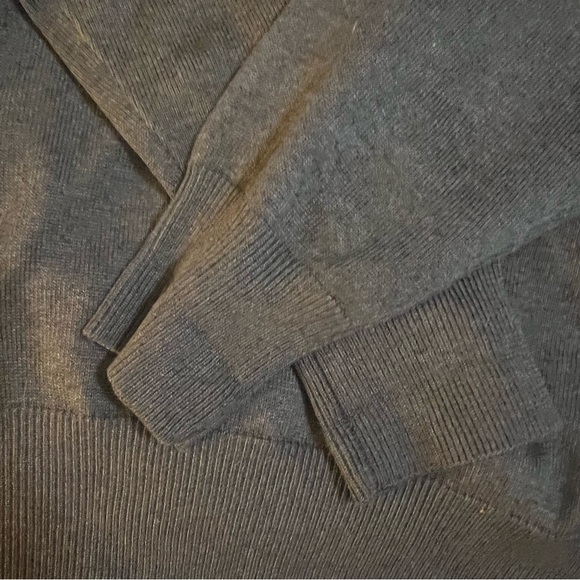 Peter Millar cashmere/silk/cotton blend v-neck sweater long sleeve grandpacore L - Picture 5 of 6